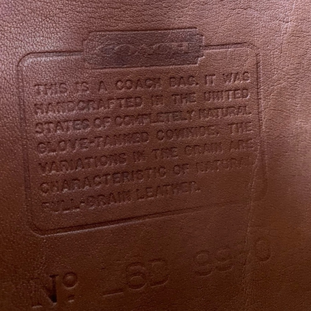 Vintage Coach Janice Legacy Bag 9950 - 1996; medium brown/tan; EUC; collectible - Picture 8 of 12